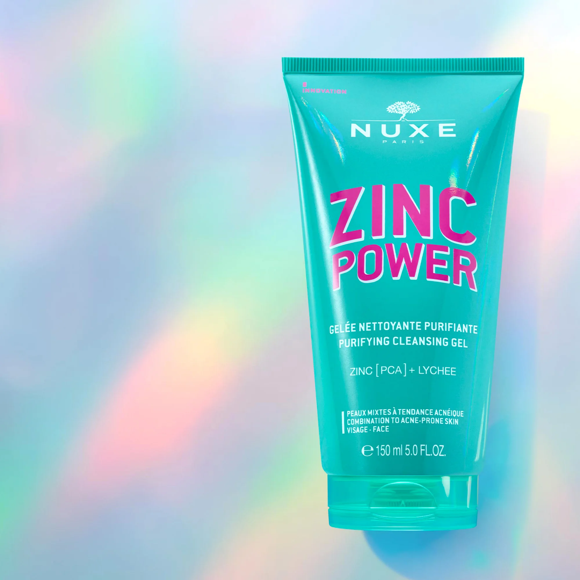 Nuxe Zinc Power - Gel Viso Detergente Purificante 150 ml Pelli Miste e Grasse