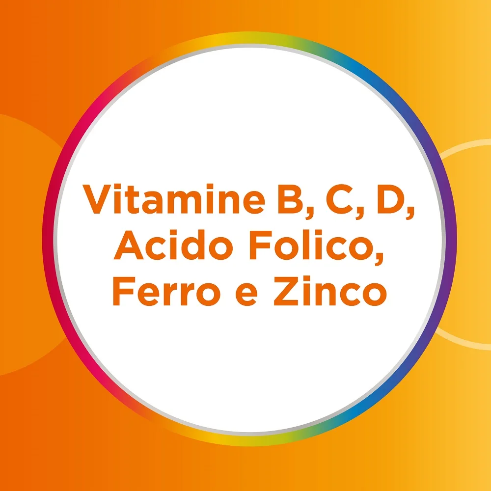Multicentrum Junior 30 Compresse Masticabili Multivitaminico Bambini 4-12 Anni