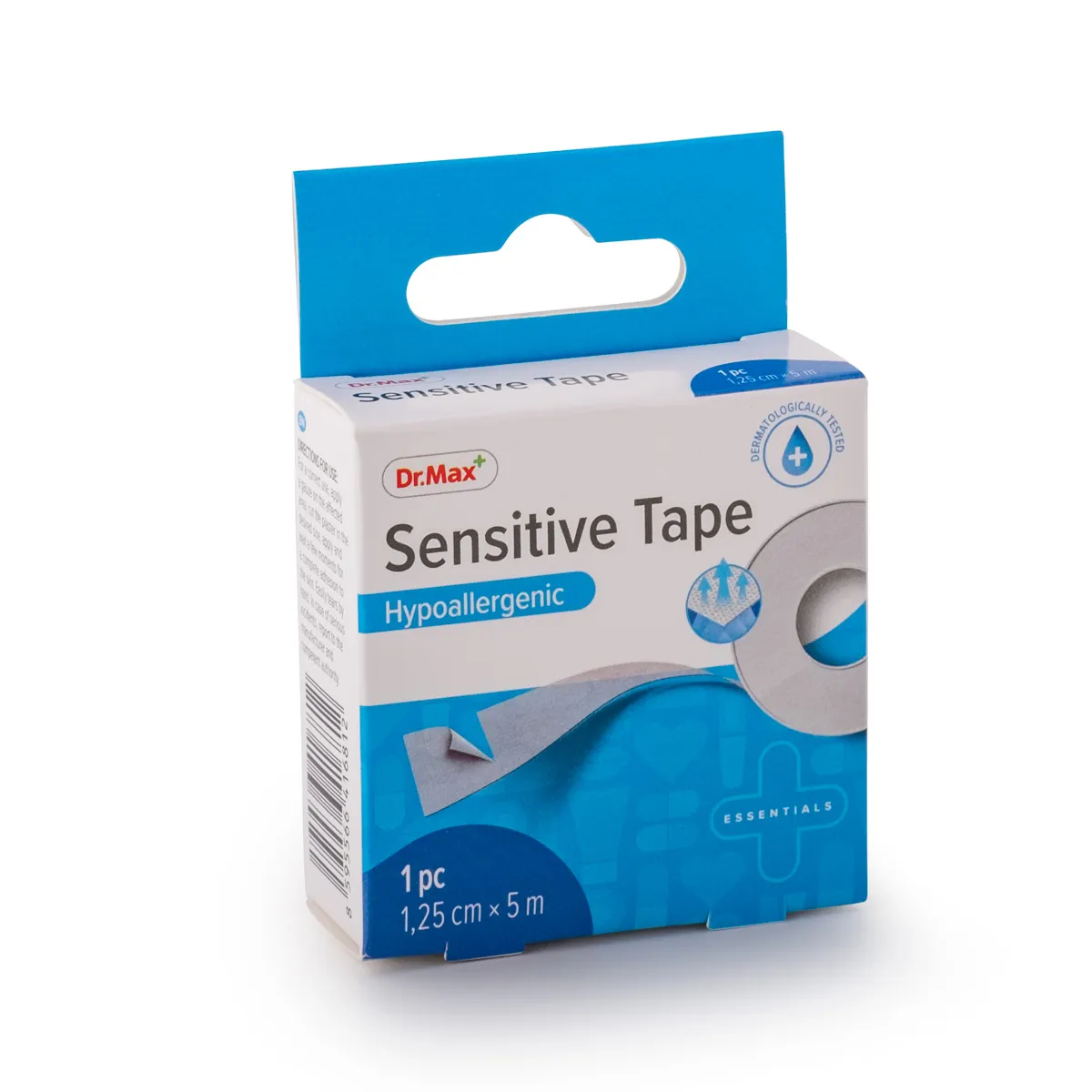 Dr.Max Sensitive Tape 5m x 1,25cm Adatto per Pelli Sensibili
