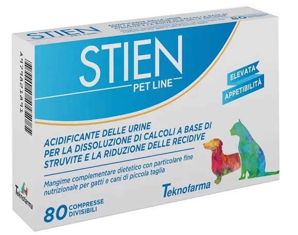 Stien Pet Line 80 Compresse Gatti Cani Piccola Taglia