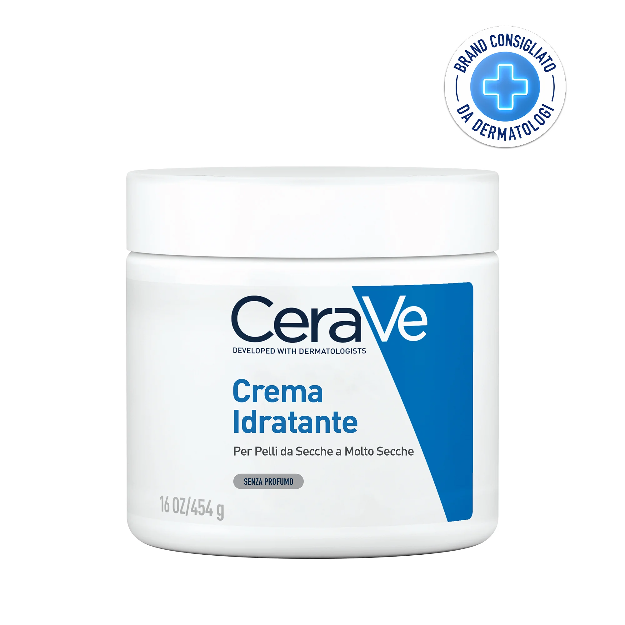 Cerave Crema Idratante 48h 454 g Pelle Secca e Molto Secca