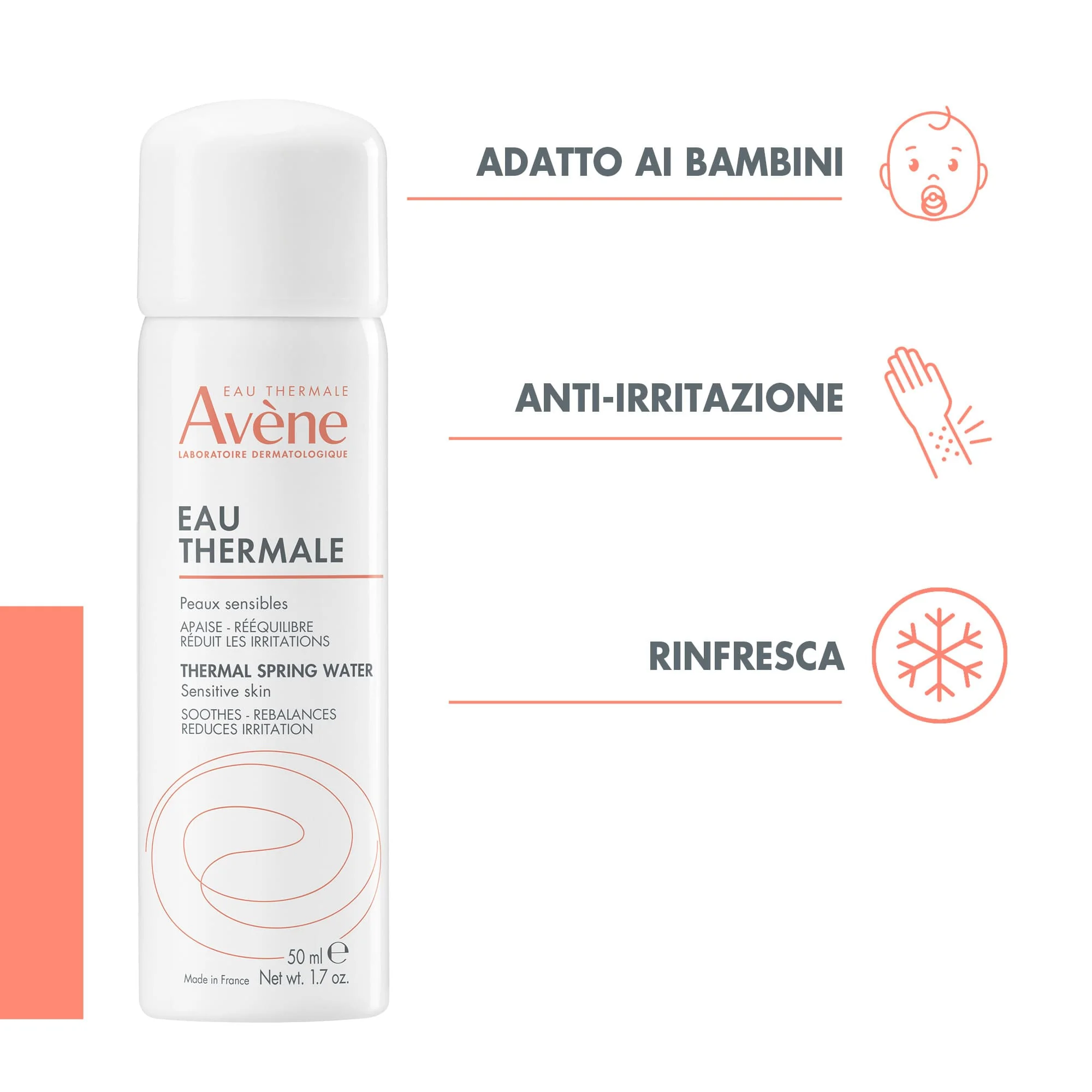Avène Acqua Termale Spray 50 ml Lenitivo