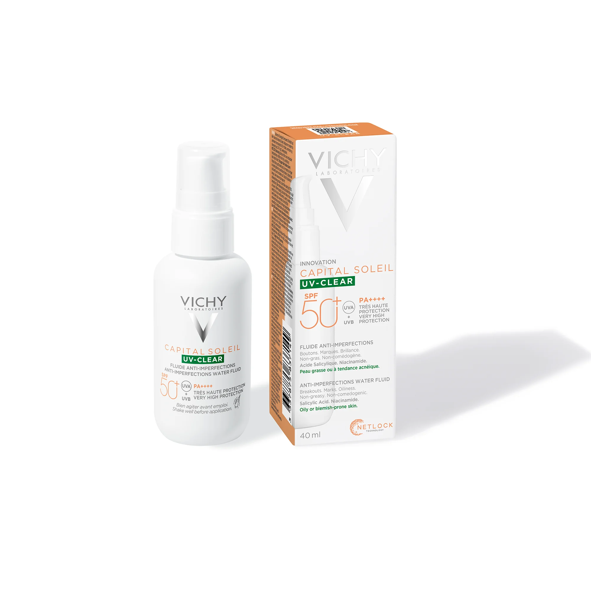 Vichy Capital Soleil UV Clear SPF50 40 Ml Fluido solare antimperfezioni