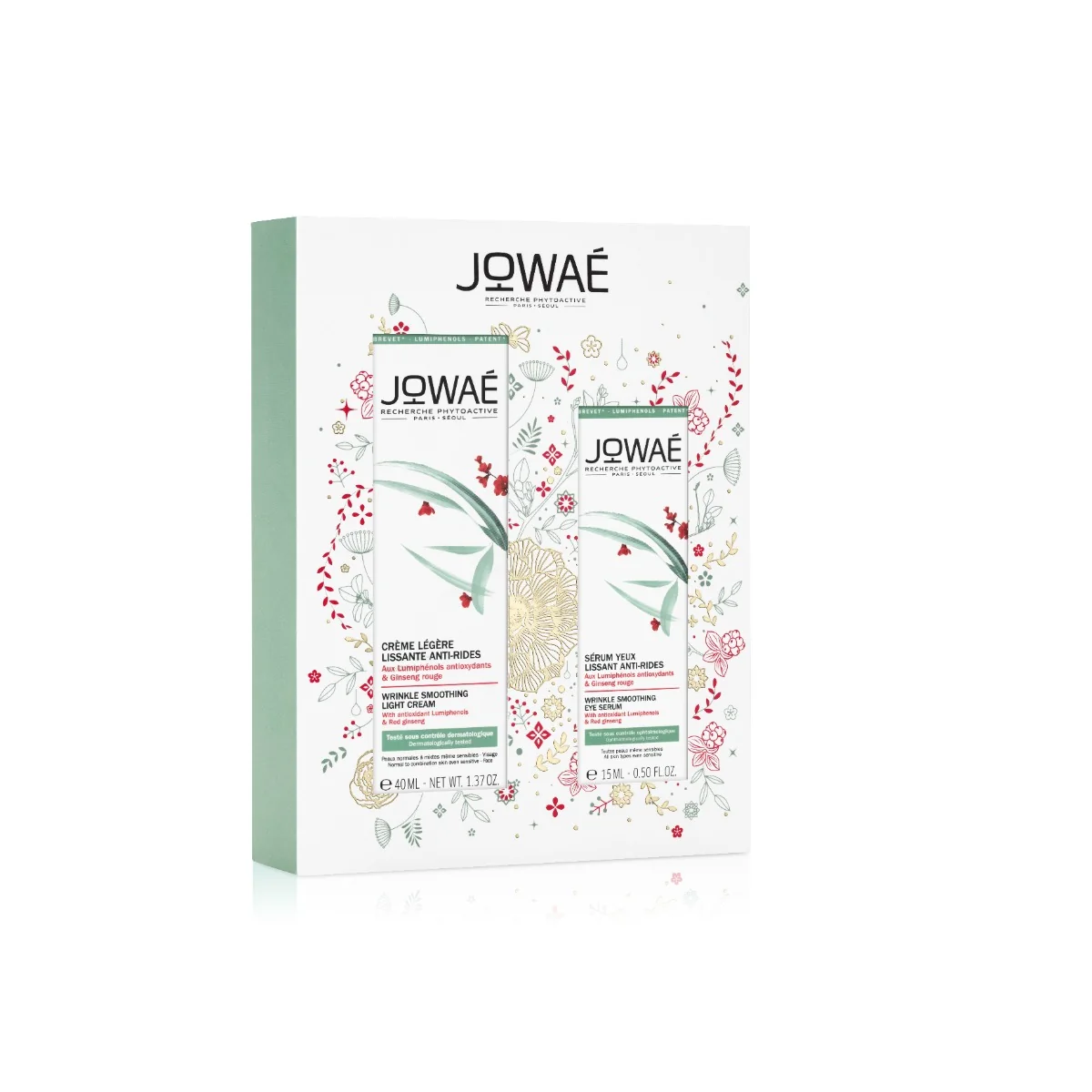 Wrinkles Xmas Set Cream 22 Crema Leggera Levigante Anti-rughe + Siero Occhi Levigante Anti-rughe