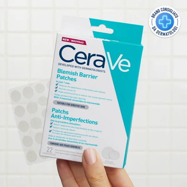 Cerave Patches per il Controllo delle Imperfezioni 22 Pezzi Trattamento Brufoli