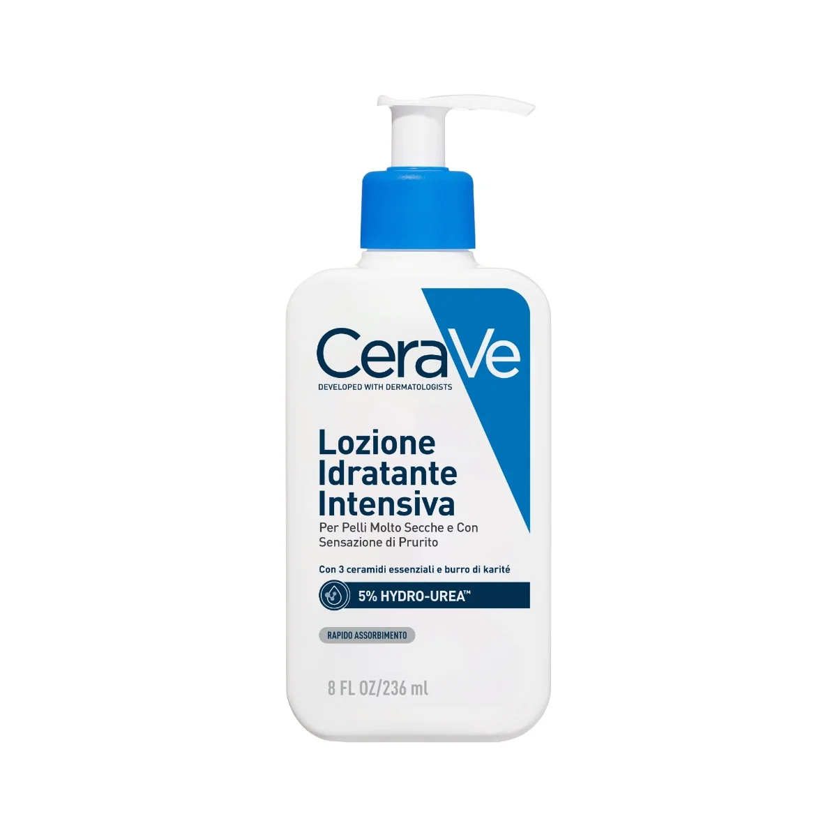 Cerave Lozione Idratante Intensiva 236 ml Idratazione per pelli molte secche e con sensazione di prurito.