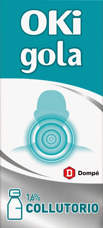 Oki Gola Collutorio 1,6% 150 ml Antinfiammatorio