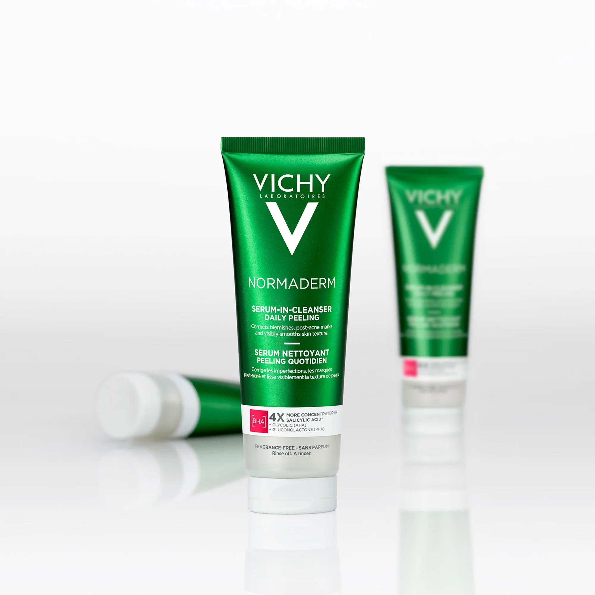 Vichy Normaderm No Peel Cleanser 125 Ml Detergente viso delicato