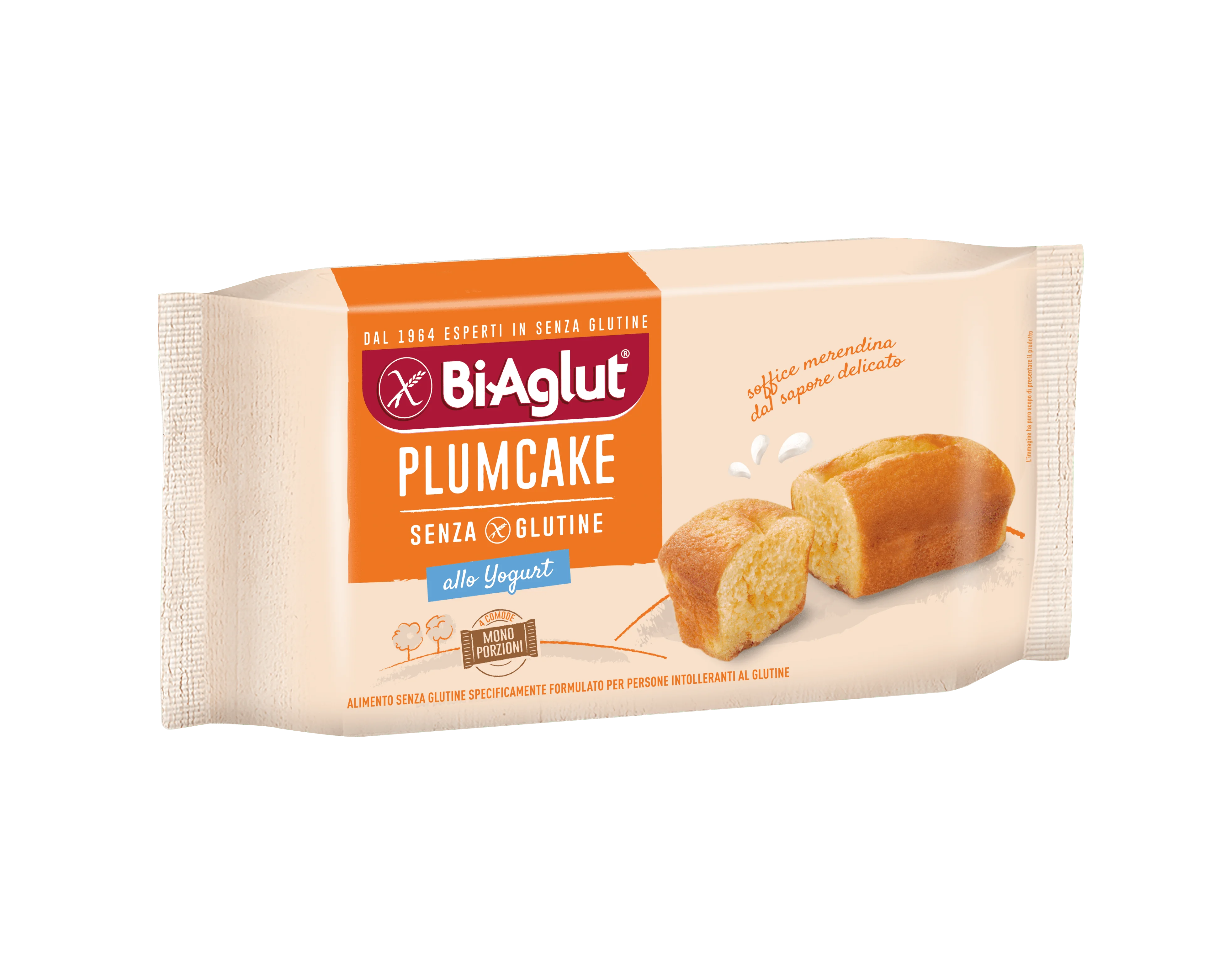 Bi Aglut Senza Glutine Plumcake Yogurt 180 g Da Portare Sempre con Te