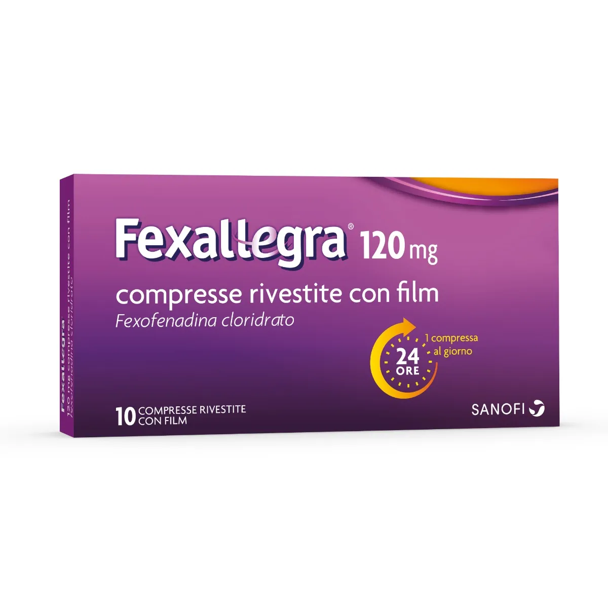 Fexallegra 120 mg 10 Compresse Rivestite Farmaco Antistaminico