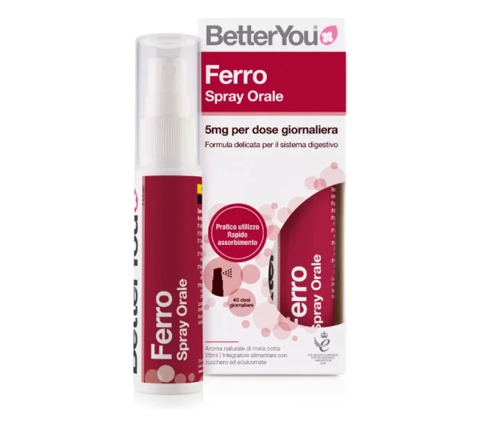 Betteryou Ferro Spray Orale 25 ml Ferro
