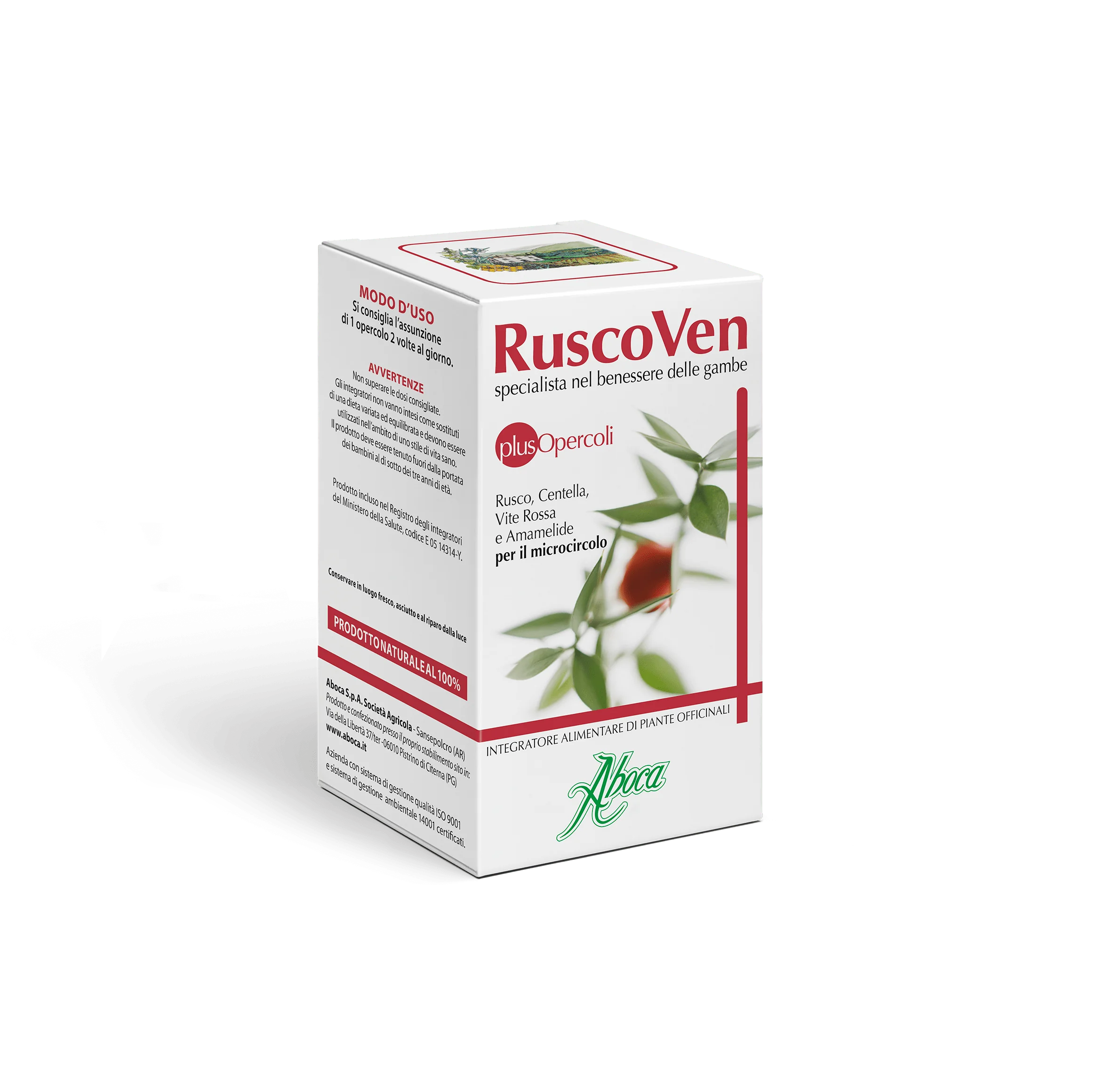 Ruscoven Plus 50 Opercoli Integratore per il Microcircolo