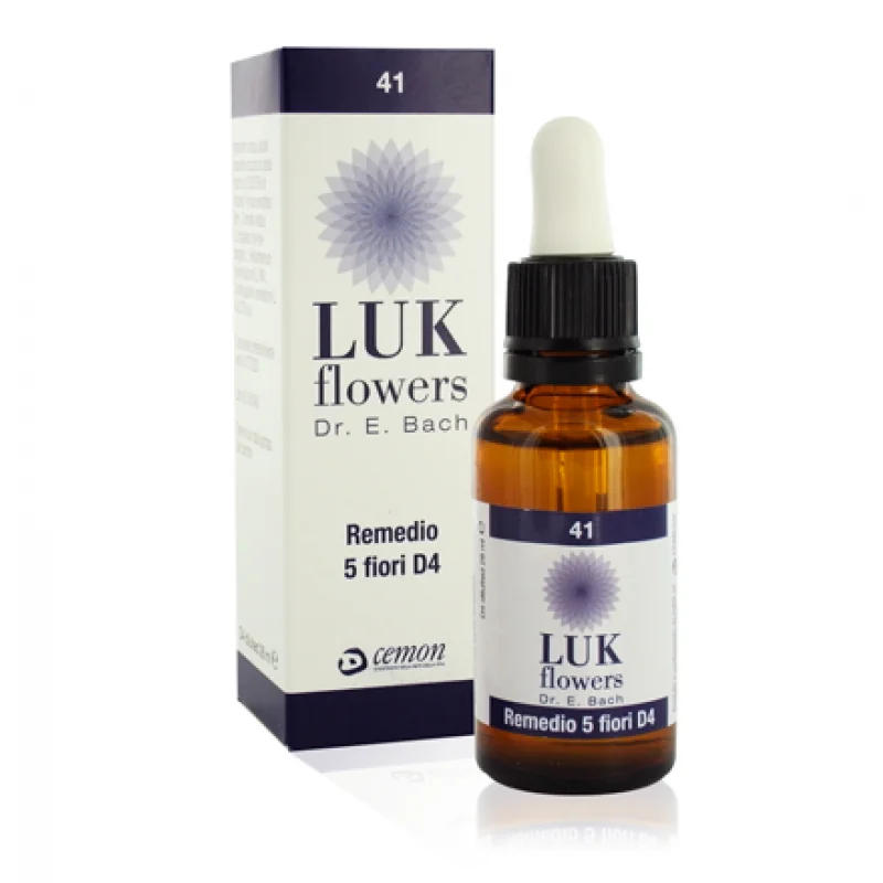 Cemon Luk Flowers 5 Fiori Rescue D4 Diluito Integratore 28 ml