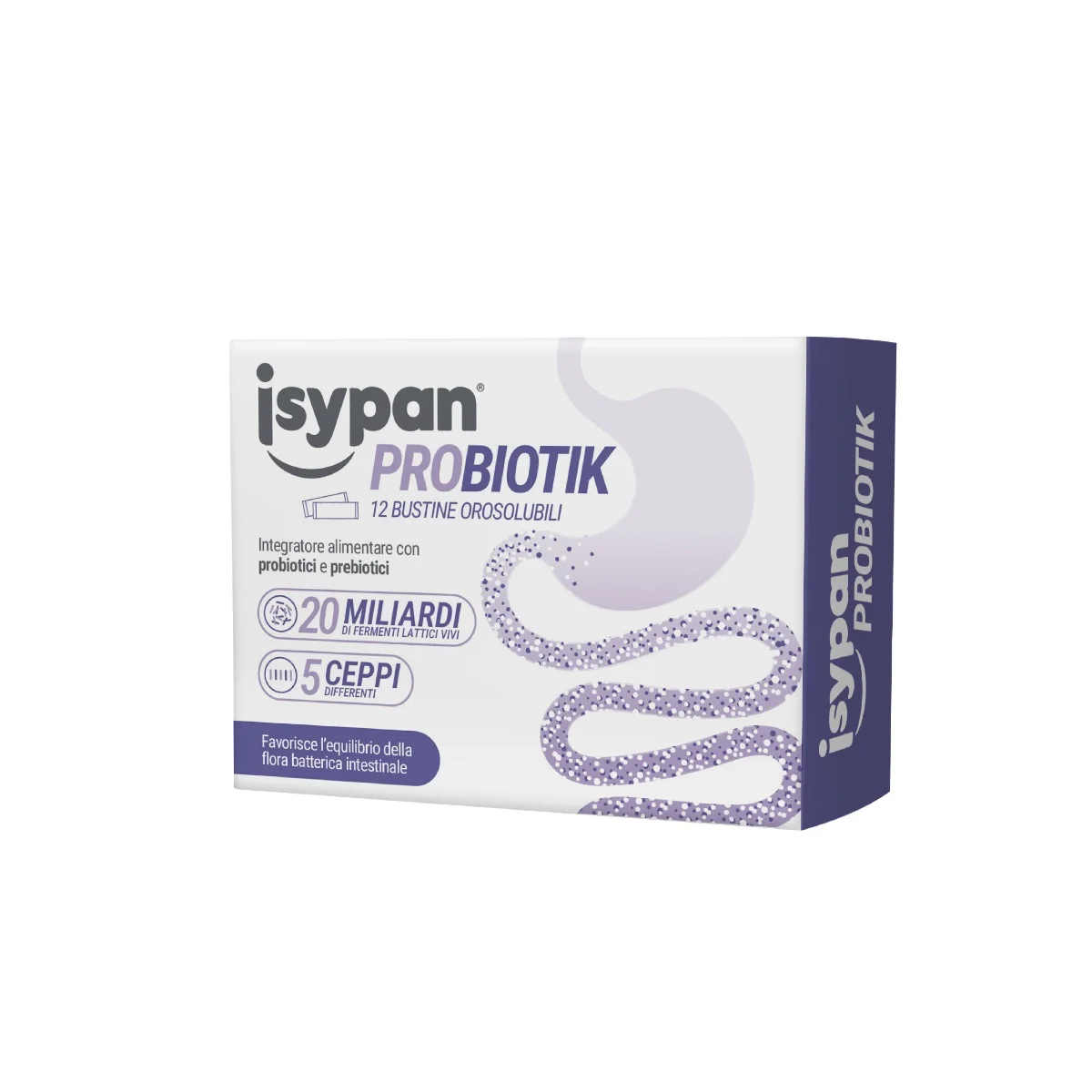 Isypan® Disbiosi Fermenti Lattici -12 Bustine Orosolubili Benessere Intestinale