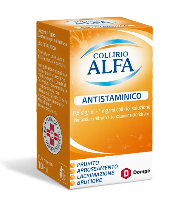 Collirio Alfa Antistaminico 10 ml Tonzilamina cloridrato