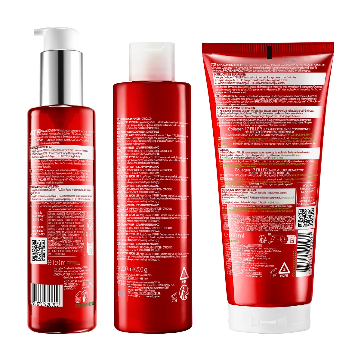 Dercos Technique Collagen Repair Balsamo 200 Ml Trattamento Riparatore