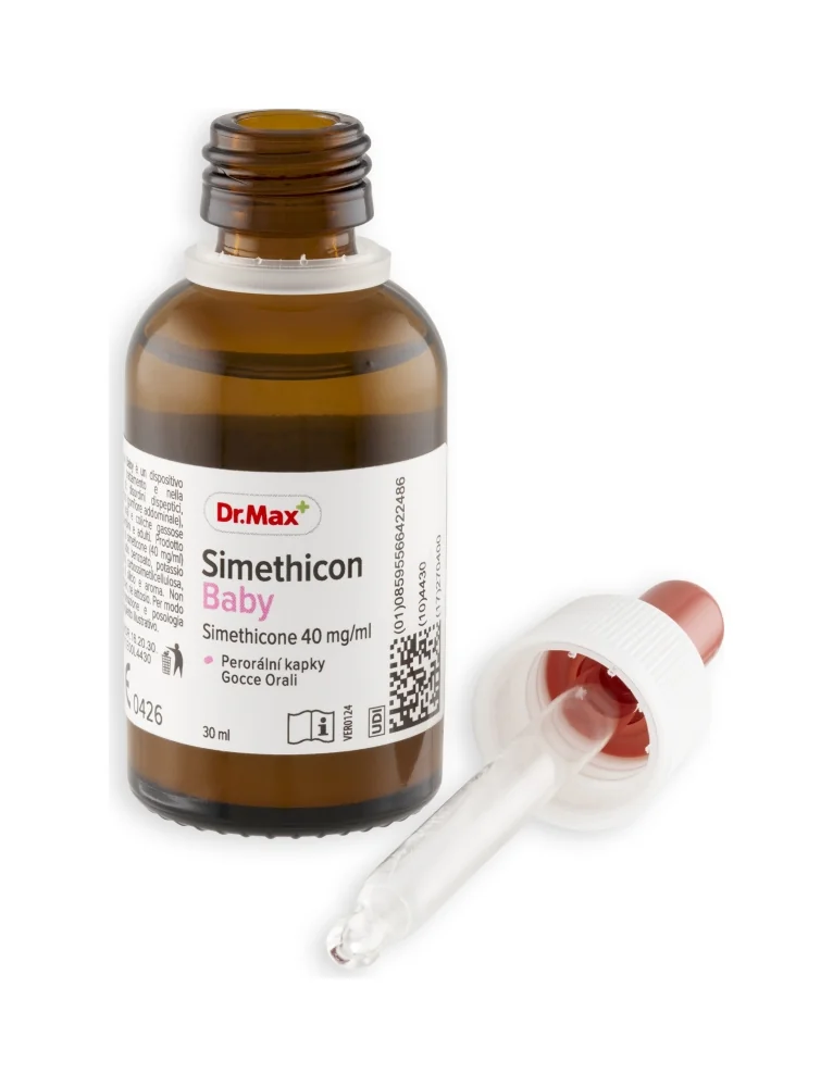 Dr. Max Gocce di Simeticone per Bambini 30Ml Contro Gonfiore Addominale e Coliche