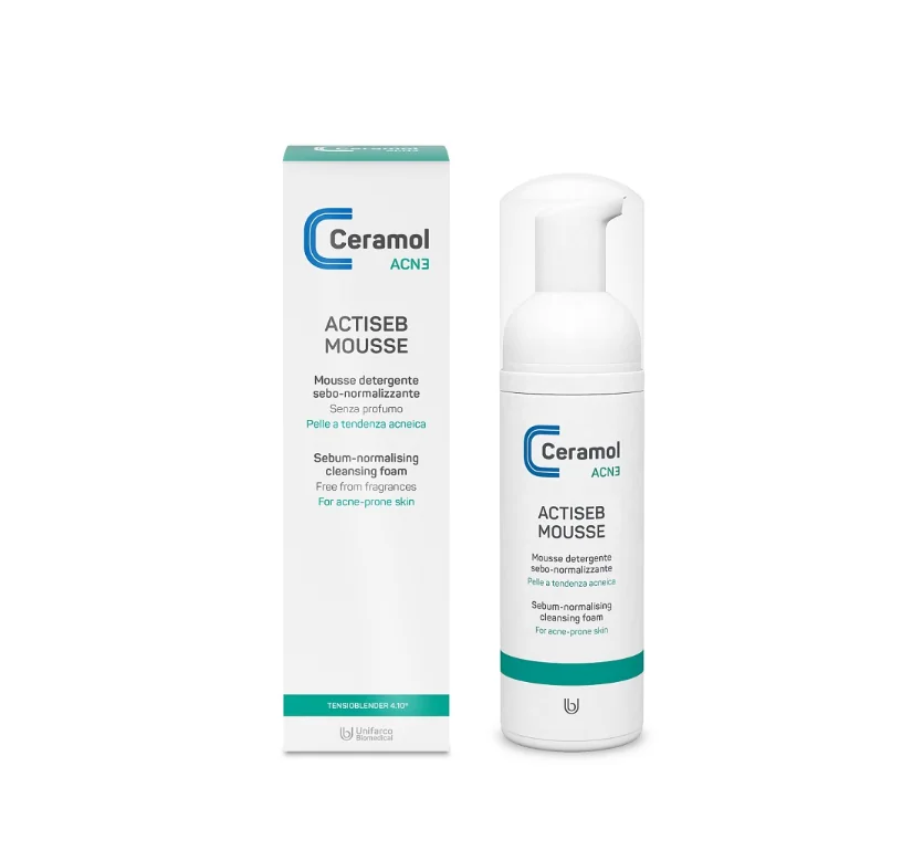 Ceramol Actiseb Mousse 150 Ml Pelle a Tendenza Acneica