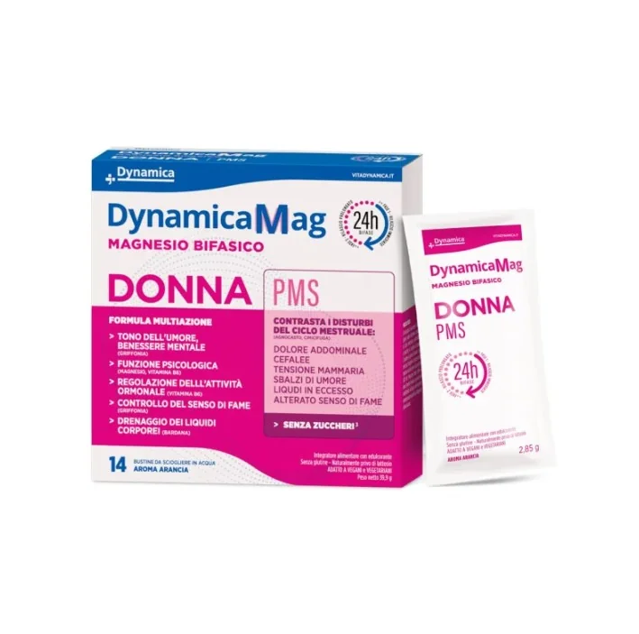 Dynamicamag Donna Pms 14 Bustine Sintomi Pre-mestruali