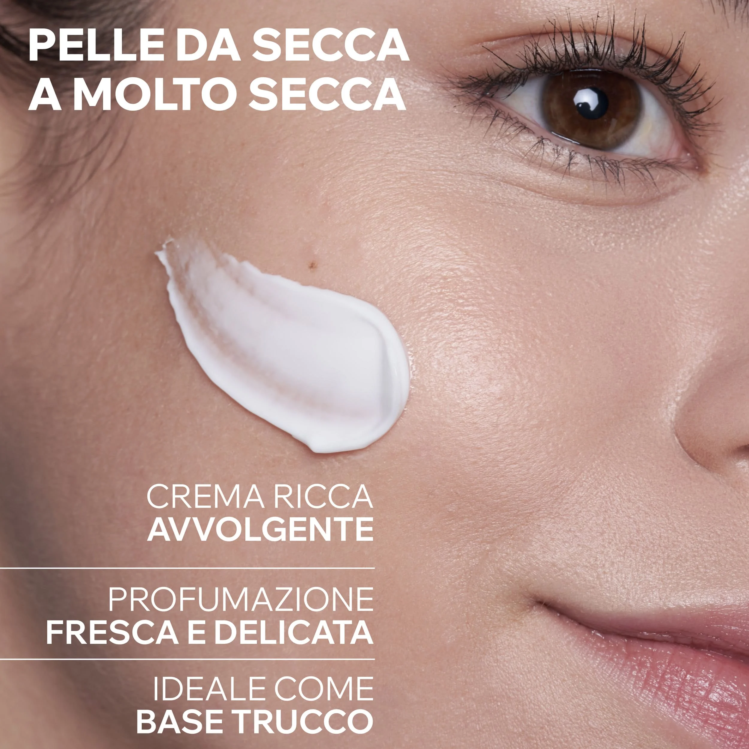 Uriage Eau Thermale Crema Ricca all'Acqua Idratante Viso 40 ml Nutriente e Protettiva