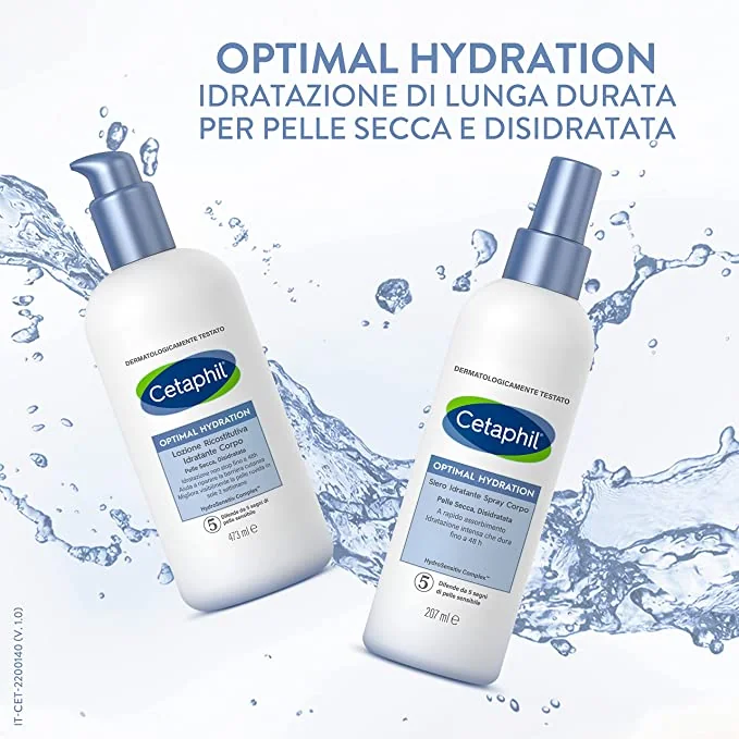 Cetaphil Optimal Hydration Idratante Corpo 237 Ml Lozione Idratante Ricostitutiva