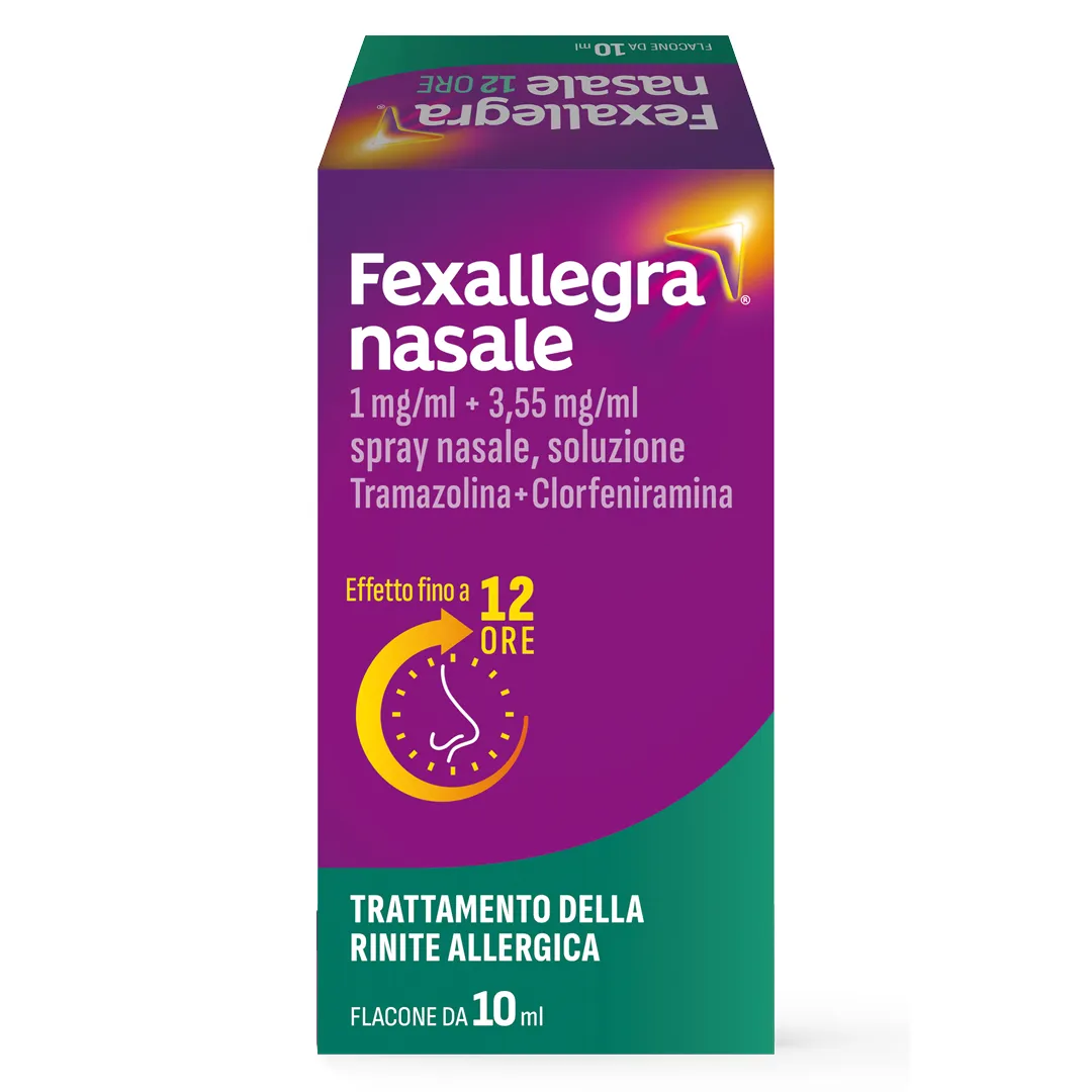 Fexallegra Nasale Spray 10 ml 1 mg/ml + 3,55 mg/ml Rinite Allergica