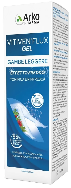 Vitiven Flux Gel Effetto Freddo 150 Ml