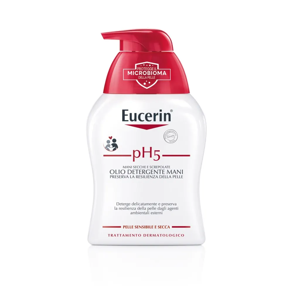 Eucerin pH5 Olio Detergente Mani Pelle Sensibile 250 ml Mani sensibili e secche