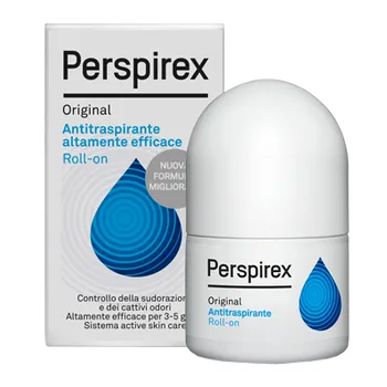 Perspirex Original Deodorante Roll-On Antitraspirante 20 ml Controllo della Sudorazione e Cattivi Odori