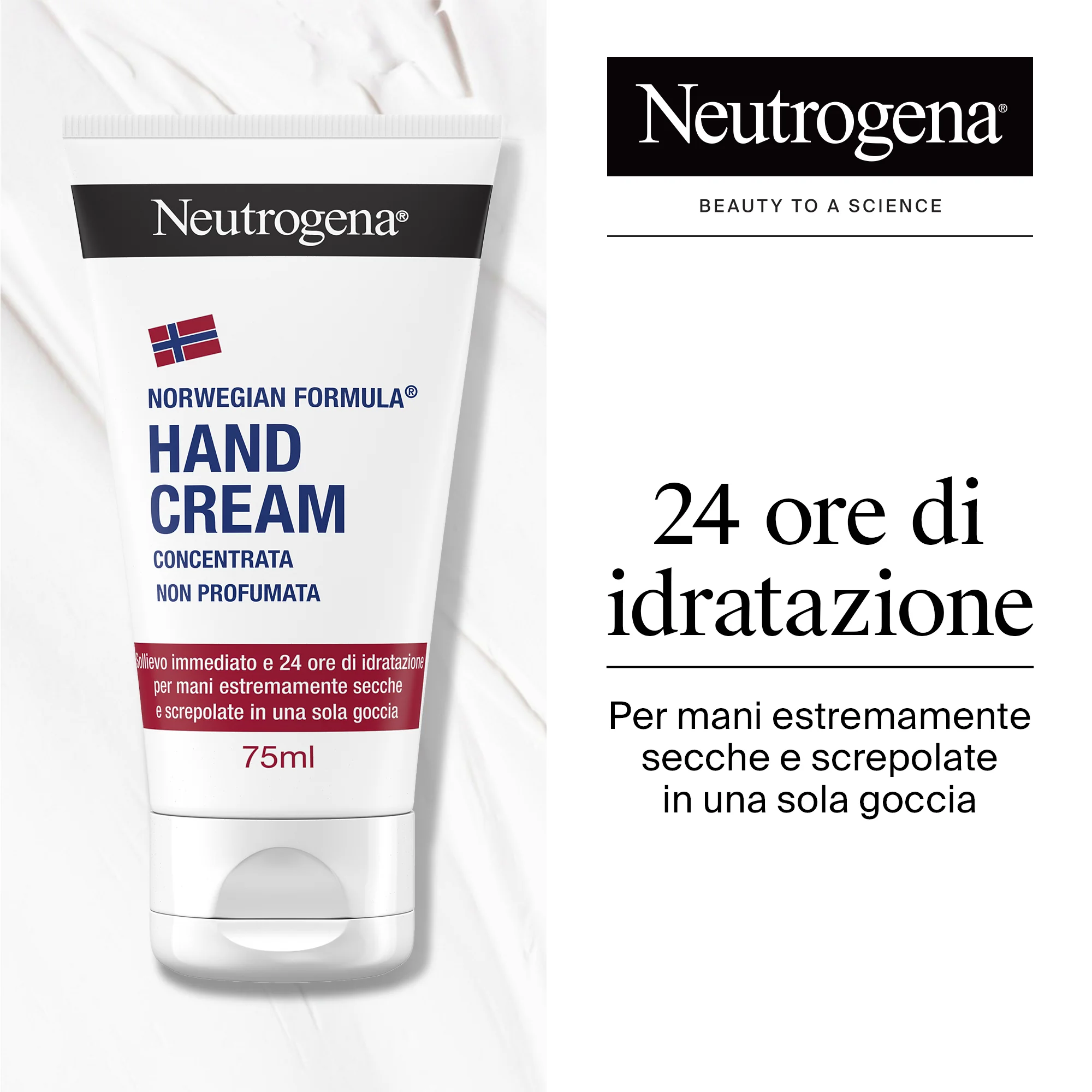Neutrogena Formula Norvegese Crema Mani Concentrata Non Profumata 75ml Crema Mani Senza Profumo