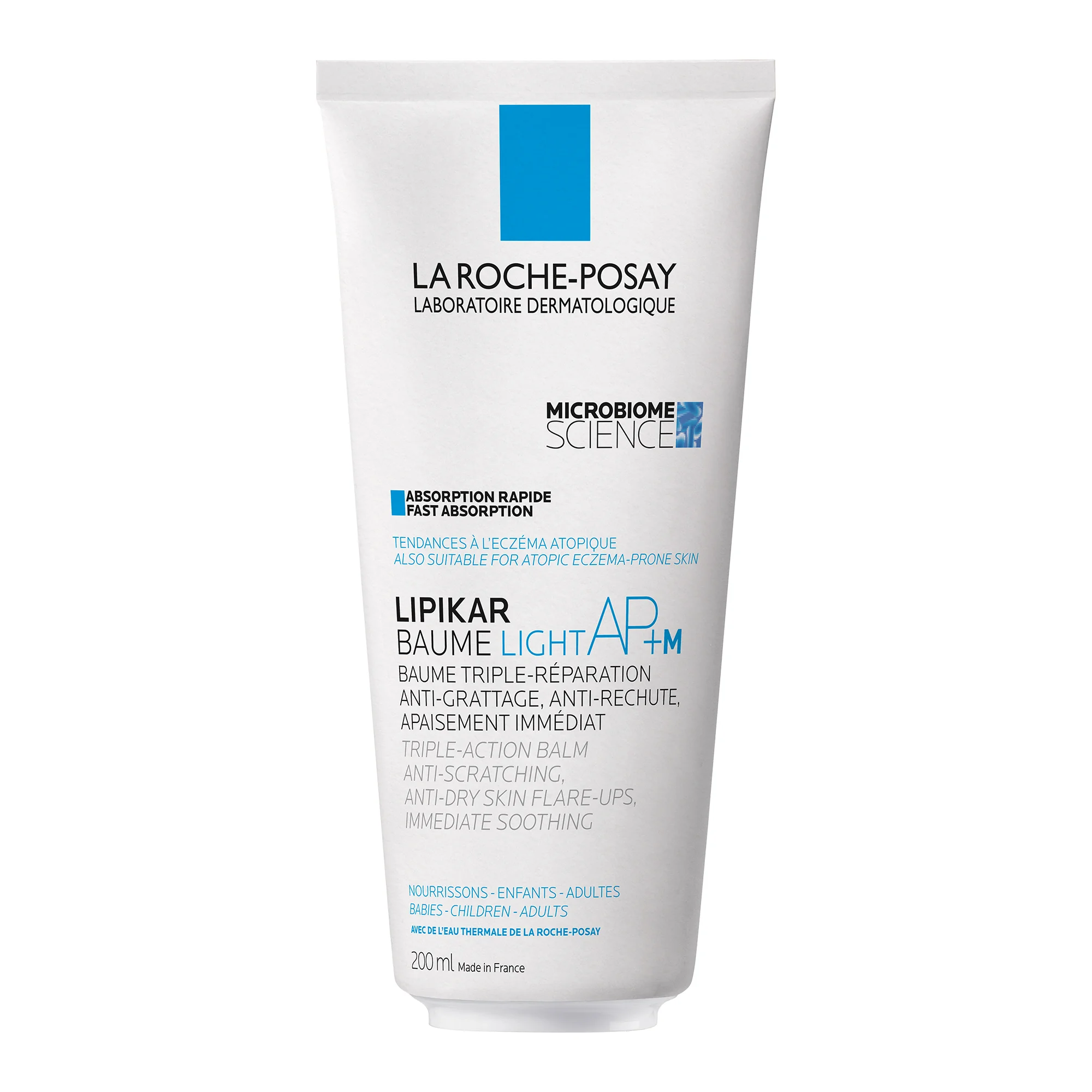 La Roche Posay Lipikar Baume AP+M Light 200 Ml Idratante Corpo, Leggero