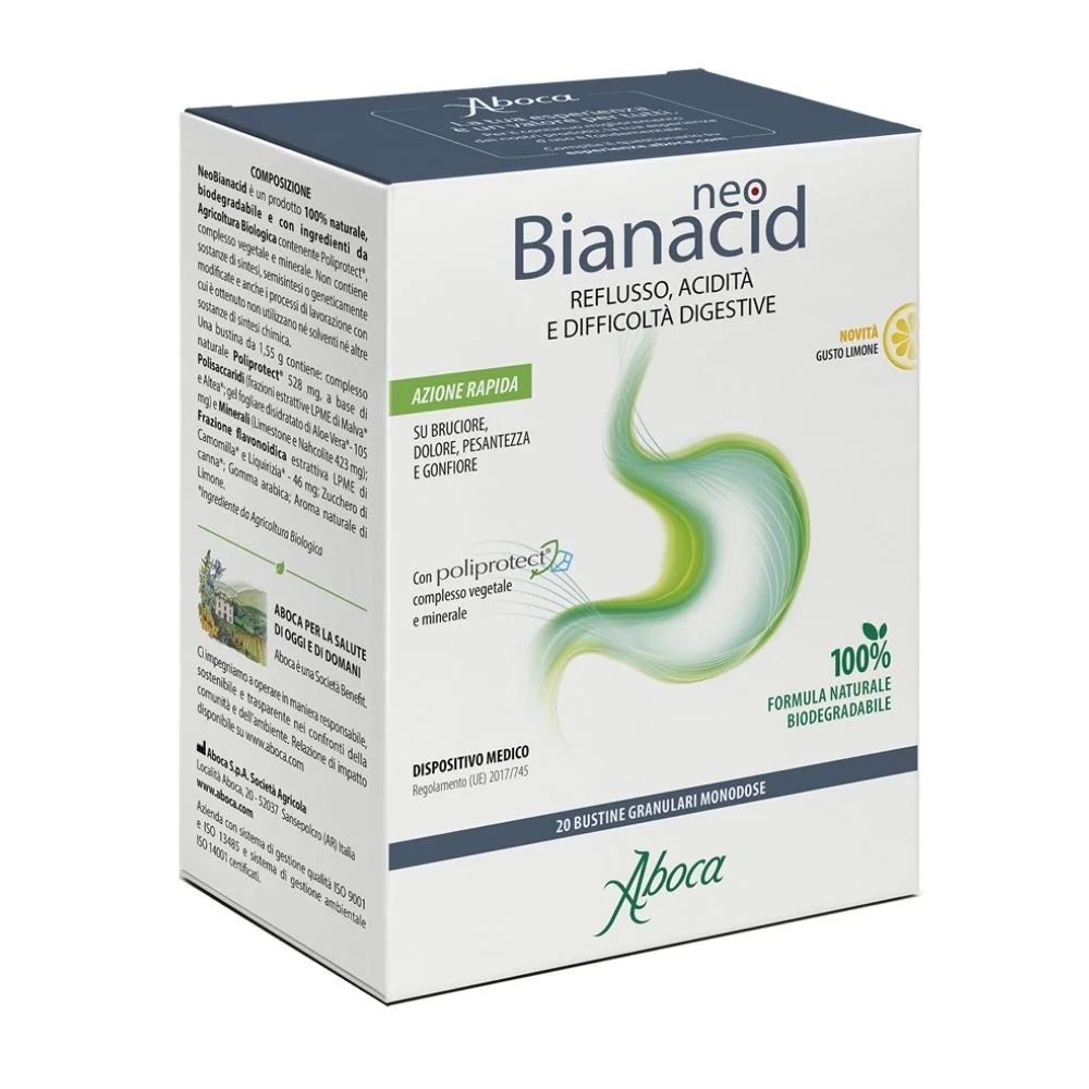 Neobianacid 20Bust Limone Acidità Gastrica