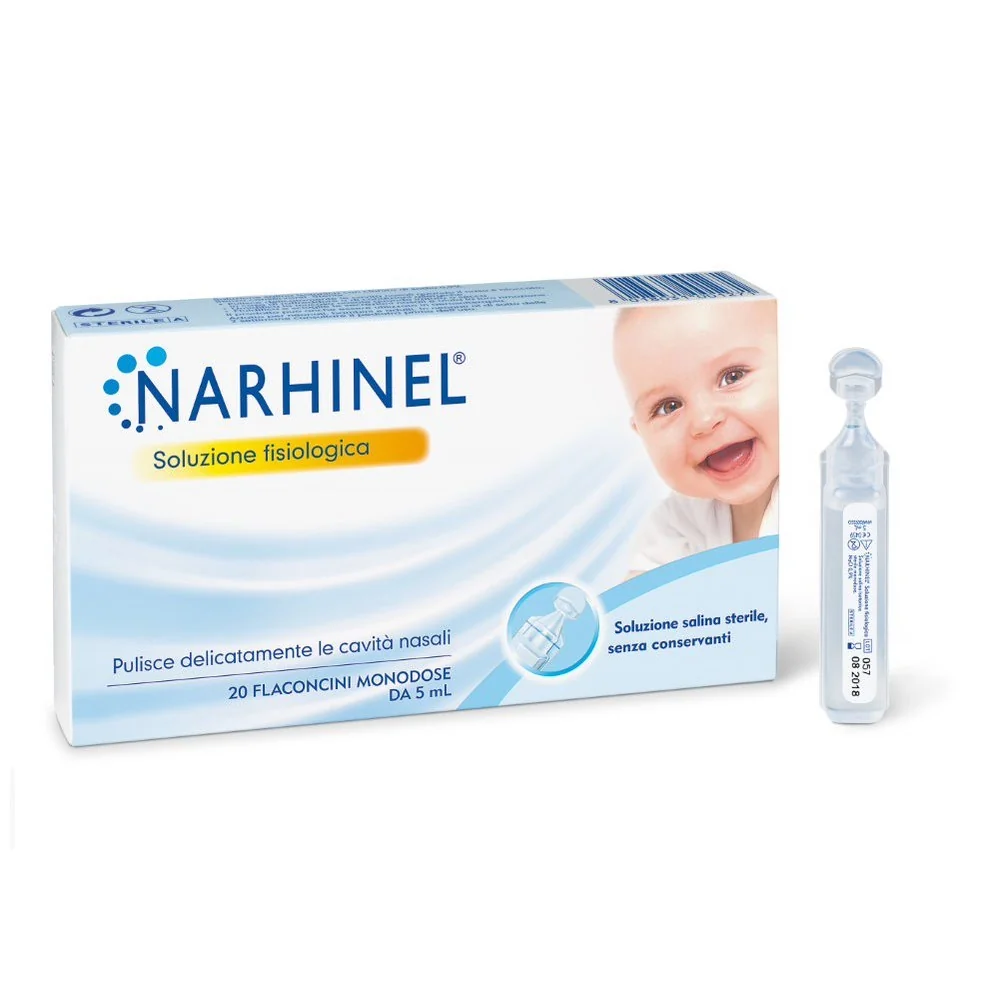 Narhinel 20 Flaconcini Monodose Soluzione Fisiologica