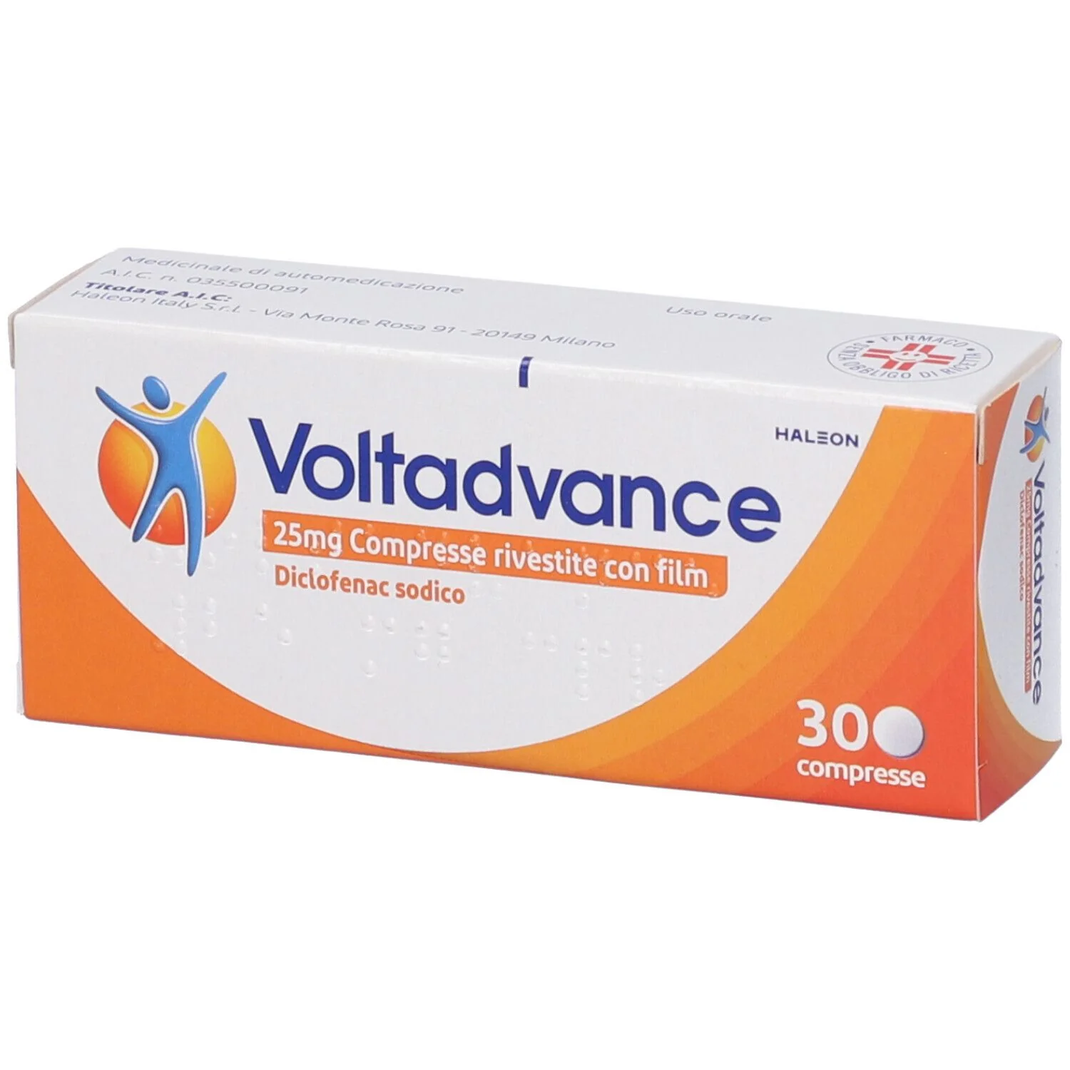 Voltadvance*30Cpr Riv 25Mg