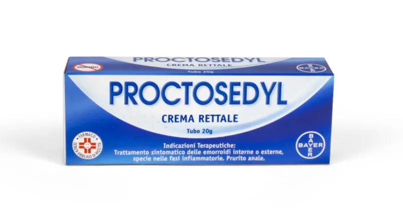 Proctosedyl Crema Rettale Trattamento Emorroidi Con Idrocortisone 20 gr
