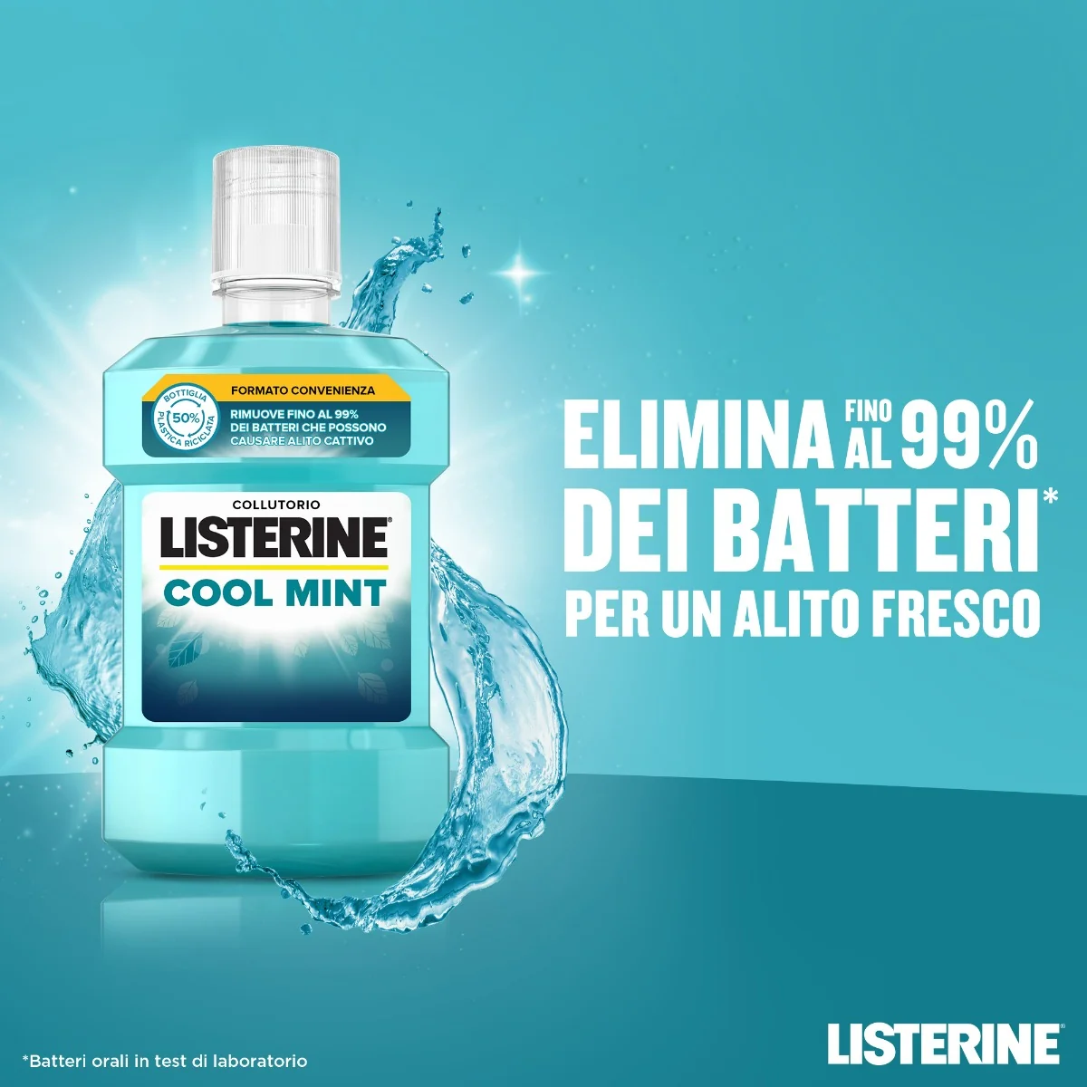 Listerine Collutorio Cool Mint 1L
