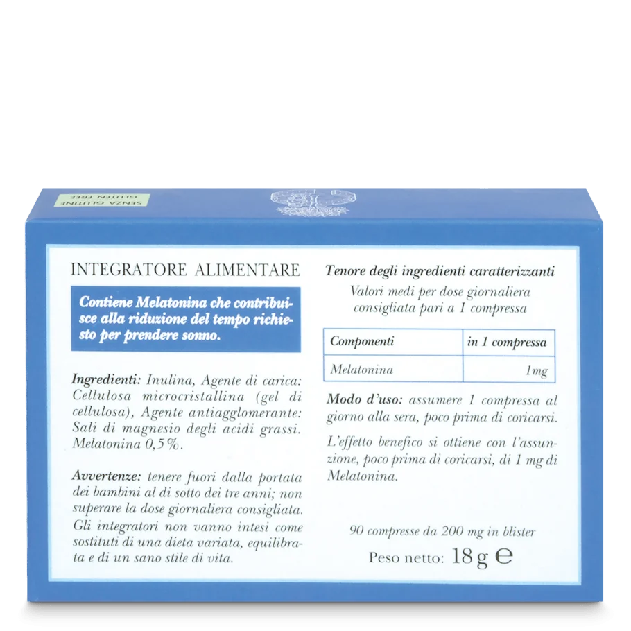 Erbamea Melatonina 1Mg Compressse Integratore Sonno