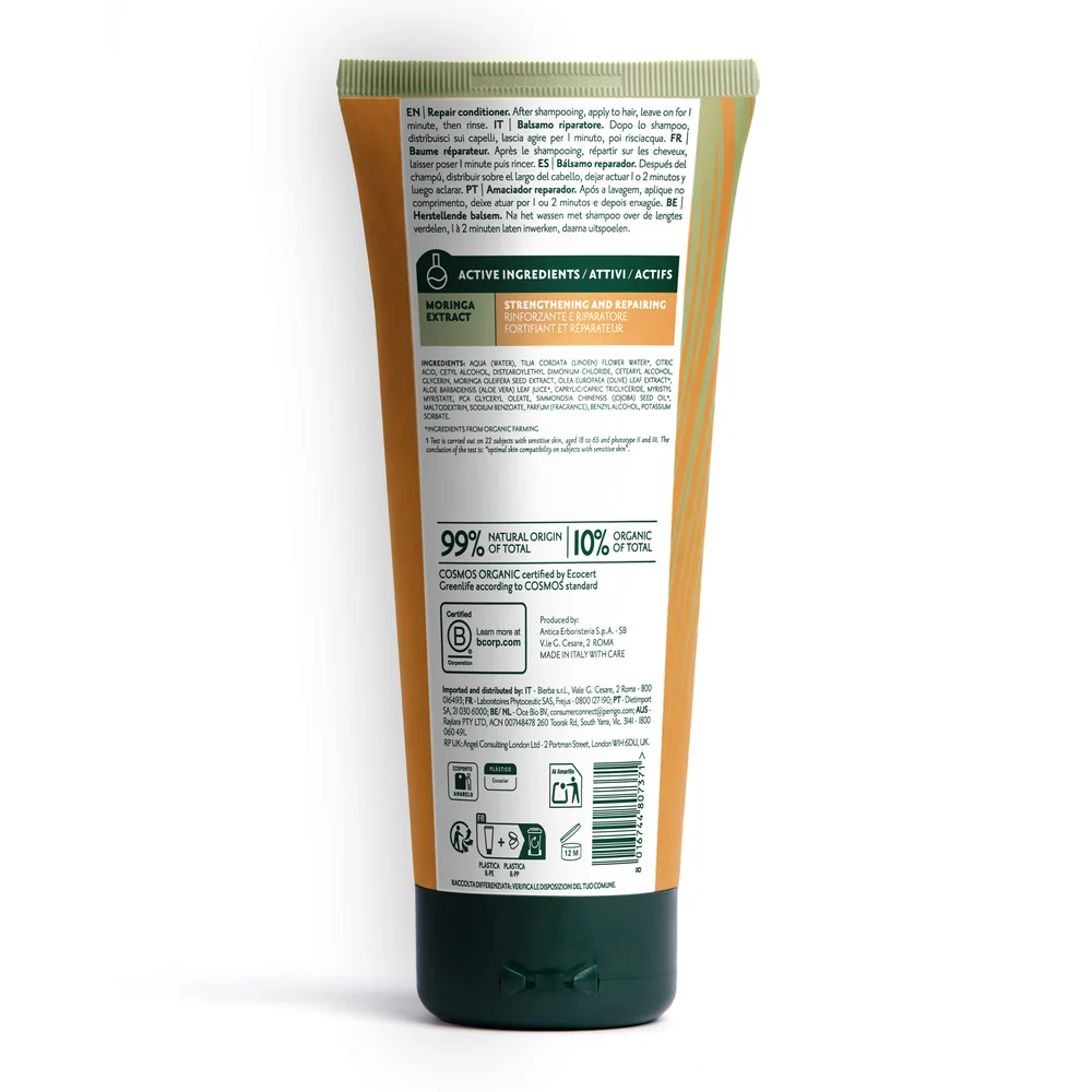Herbatint Repair Conditioner 200 ml Capelli Stressati e Danneggiati