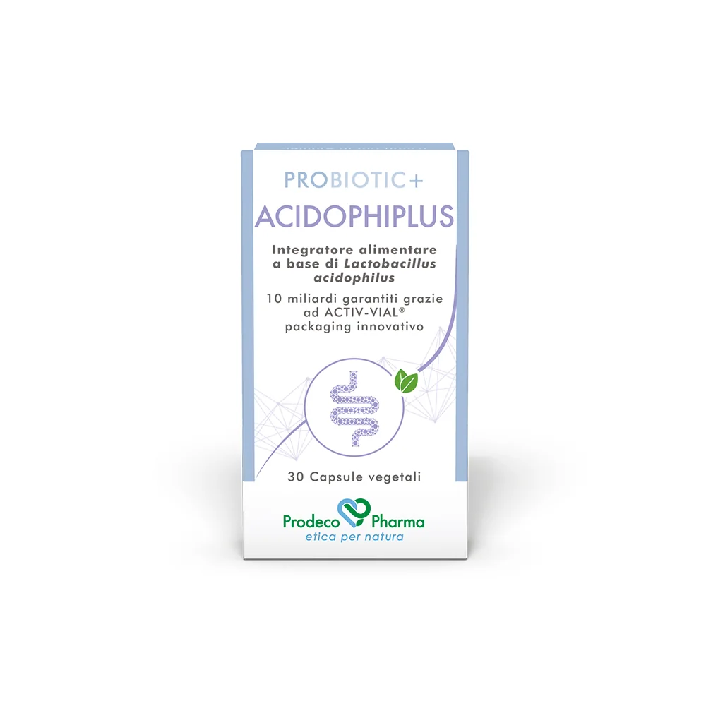 Probiotic+ Acidophiplus 30 Capsule Per l'equilibrio della flora intestinale