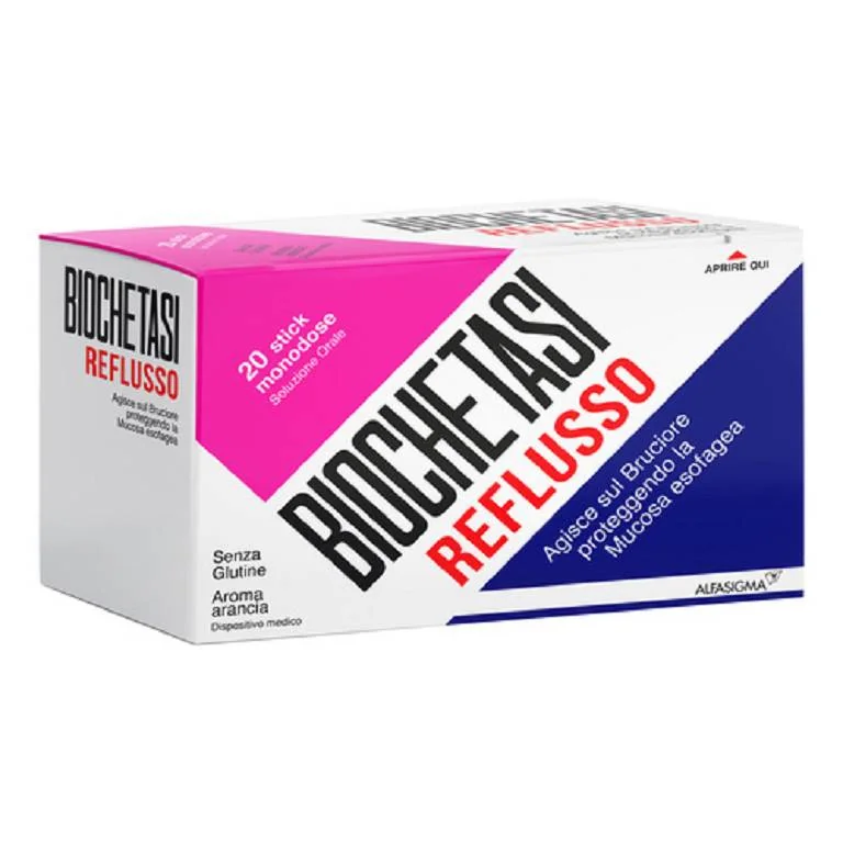 Biochetasi Reflusso 20 Stick Per il Reflusso Gastrico