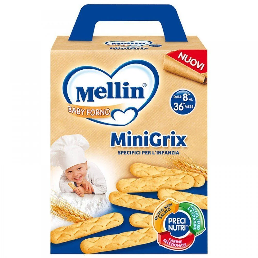 Mellin Baby Forno Minigrix Merende E Biscotti 180 G Alimento per Infanzia