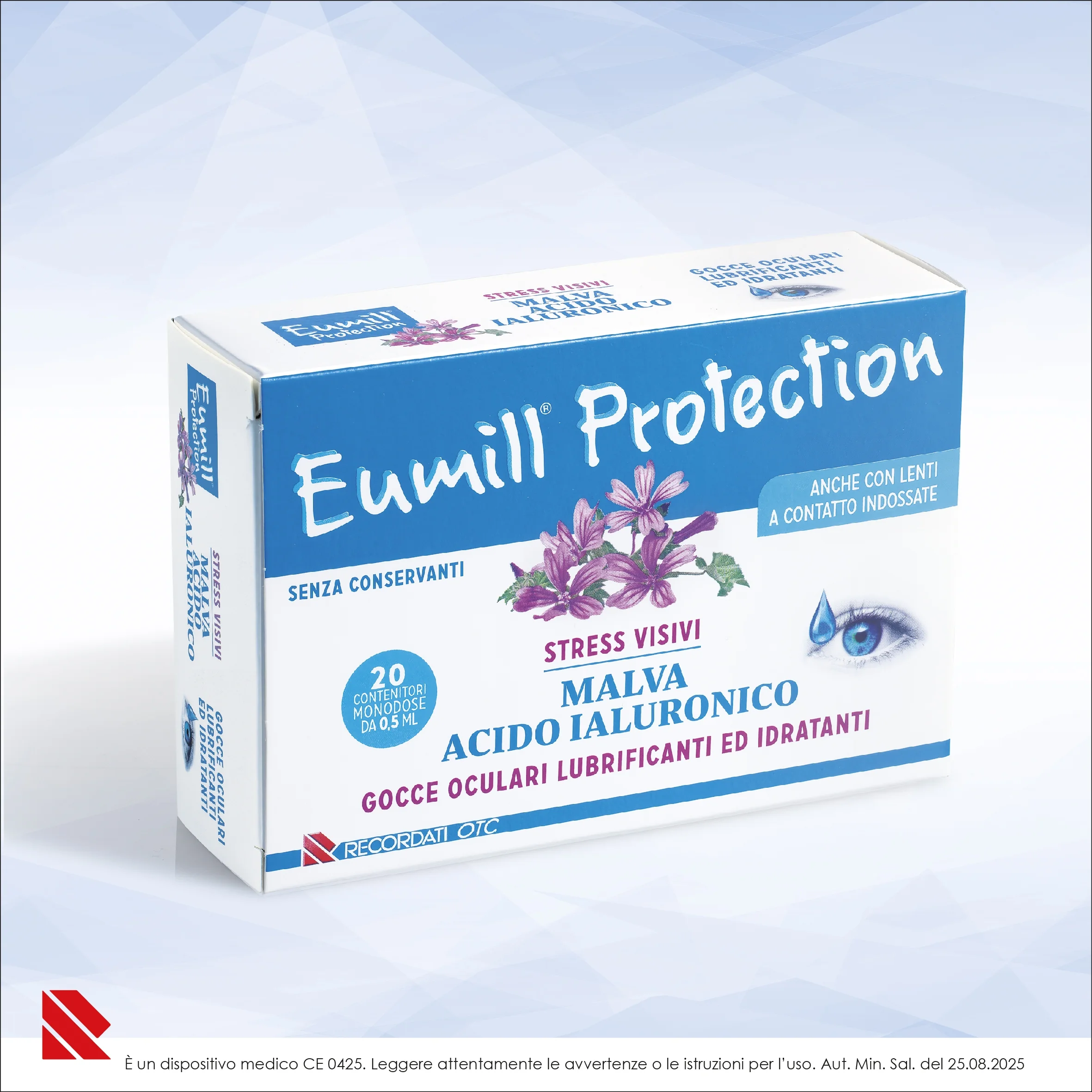 Eumill Protection Gocce Oculari 20 Flaconcini Occhi Stanchi e Secchi