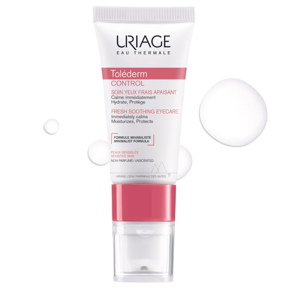 Uriage Tolederm Control Trattamento Lenitivo Contorno Occhi 15 ml Trattamento Lenitivo