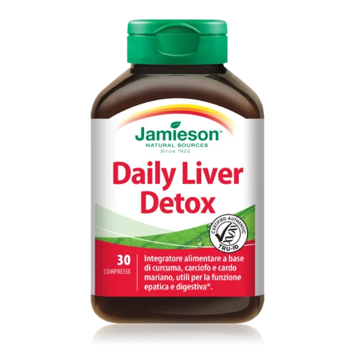 Jamieson Daily Liver Detox 30 Cpr Funzione Digestiva ed Epatica