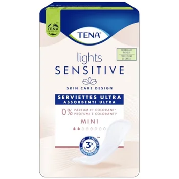 Assorbente Tena Lady Lights Sensitive Ultra Pad Mini 20 Pezzi