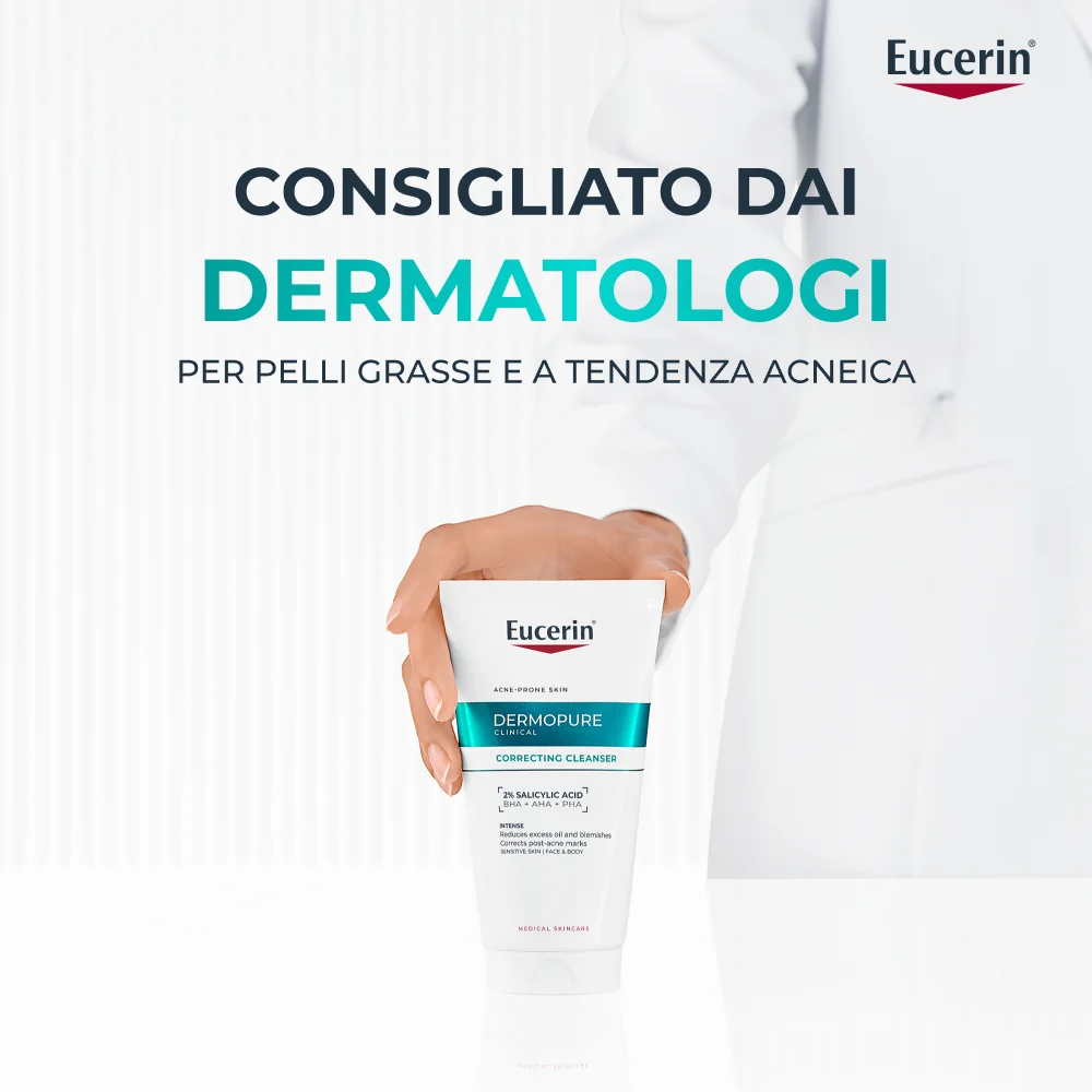 Dermopure Clinical Crema Corpo Tripla Azione 200 ml Anti Imperfezioni e Anti Macchie