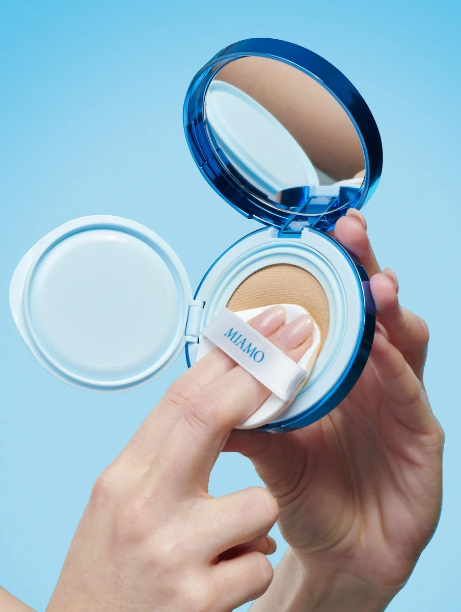 Miamo Second Skin Mesh Cushion Foundation Ivory SPF 50+ Pa+++ 11 ml Antiossidante protettivo uniformante