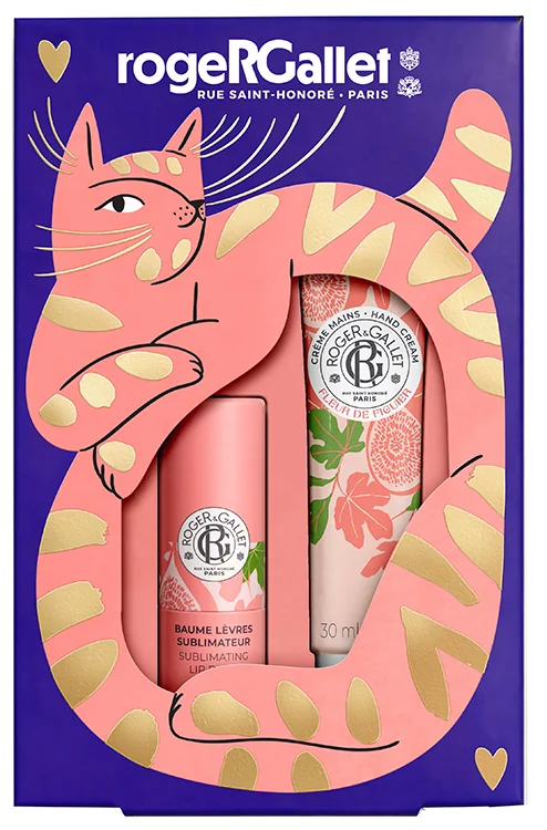 Roger&Gallet Set Natale Fleur De Figuier Duo Mani-Labbra Cura Quotidiana di Mani e Labbra