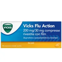Vicks Flu Action 200+30 mg 12 Compresse