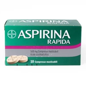 Aspirina Rapida 500 mg 10 Compresse Masticabili Antinfiammatorio